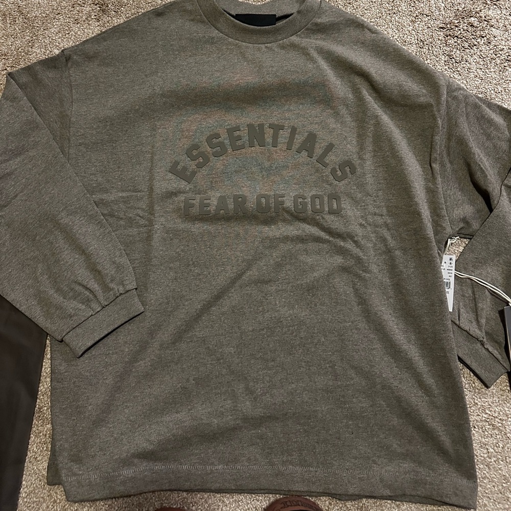 Fear of god Essentials Long Sleeve Dark Grey